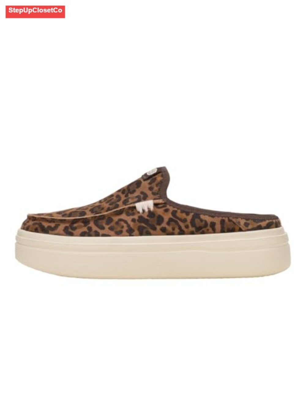 Suede Slip On Platform Mules with 34mm Platform Outsole